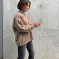 Contrast Collar V-Neck Pullover