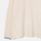 Contrast Collar V-Neck Pullover
