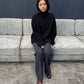 Relaxed Fit High-Neck Sweater