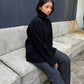Relaxed Fit High-Neck Sweater