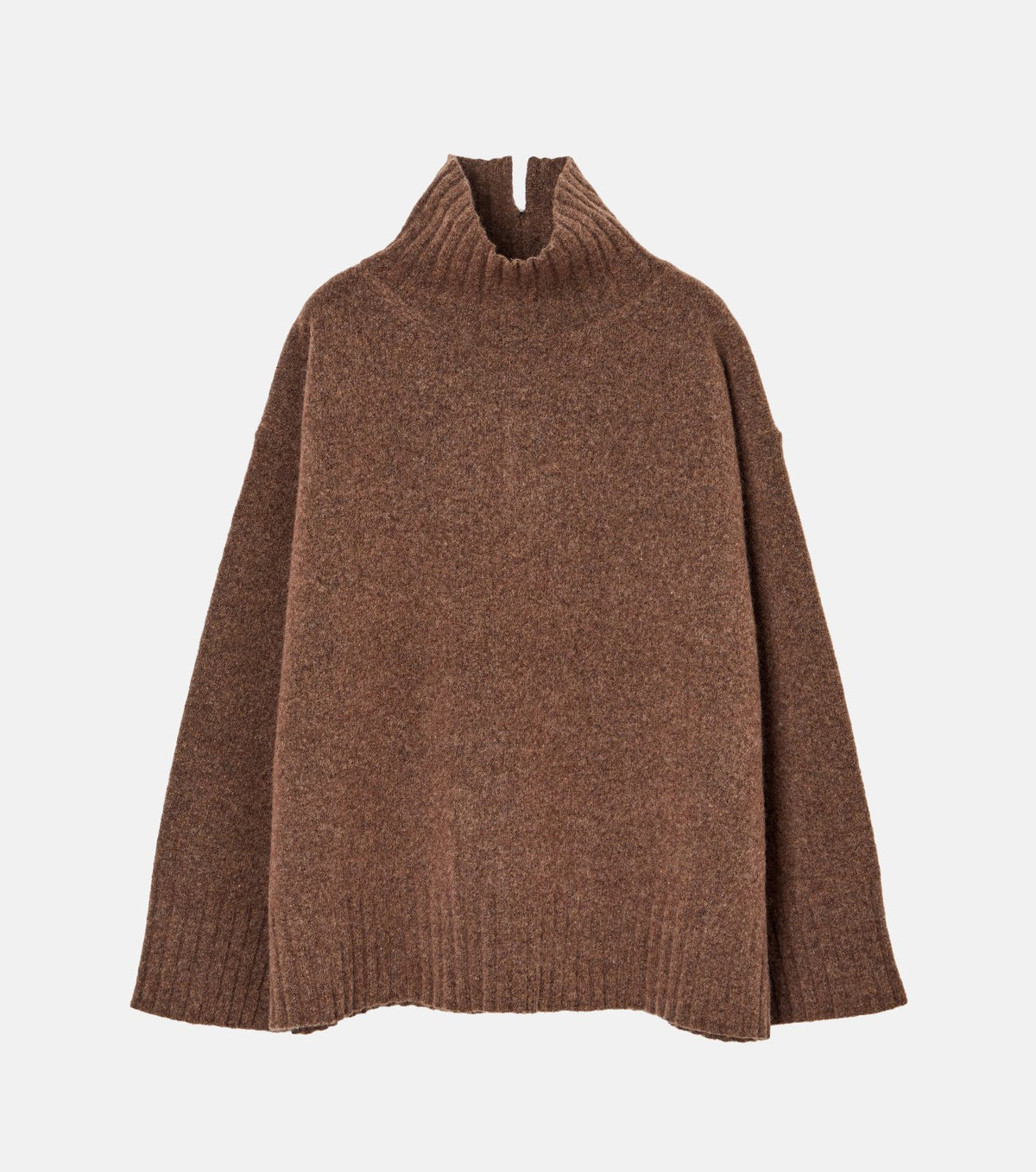 Relaxed Fit High-Neck Sweater