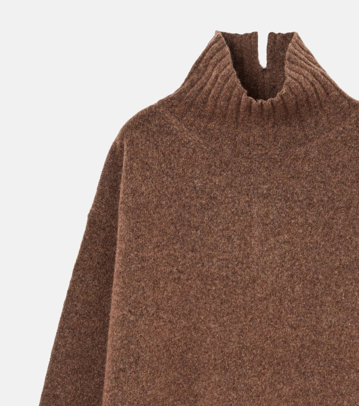 Relaxed Fit High-Neck Sweater
