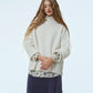 Relaxed Fit High-Neck Sweater