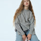 Relaxed Fit Crew Neck Sweater