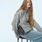 Relaxed Fit Crew Neck Sweater