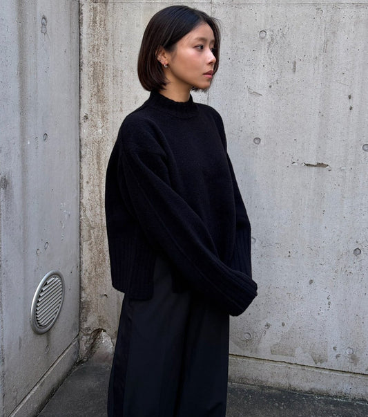 Relaxed Fit Crew Neck Sweater