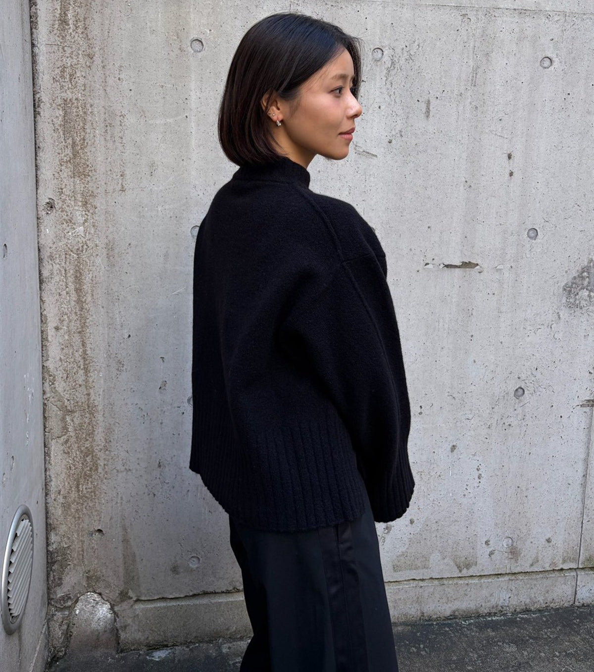 Relaxed Fit Crew Neck Sweater