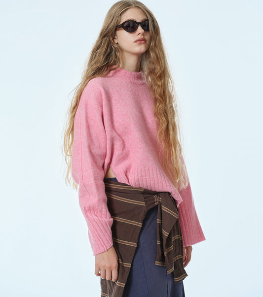 Relaxed Fit Crew Neck Sweater