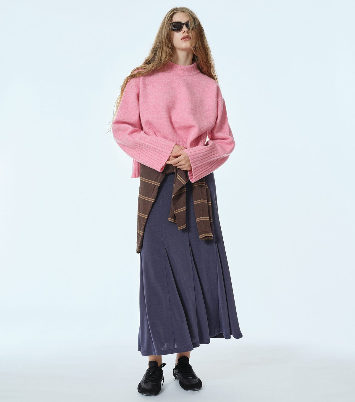 Relaxed Fit Crew Neck Sweater