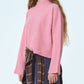 Relaxed Fit Crew Neck Sweater