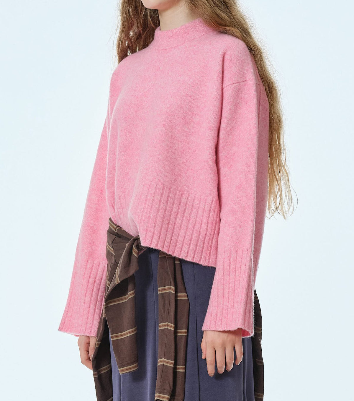 Relaxed Fit Crew Neck Sweater