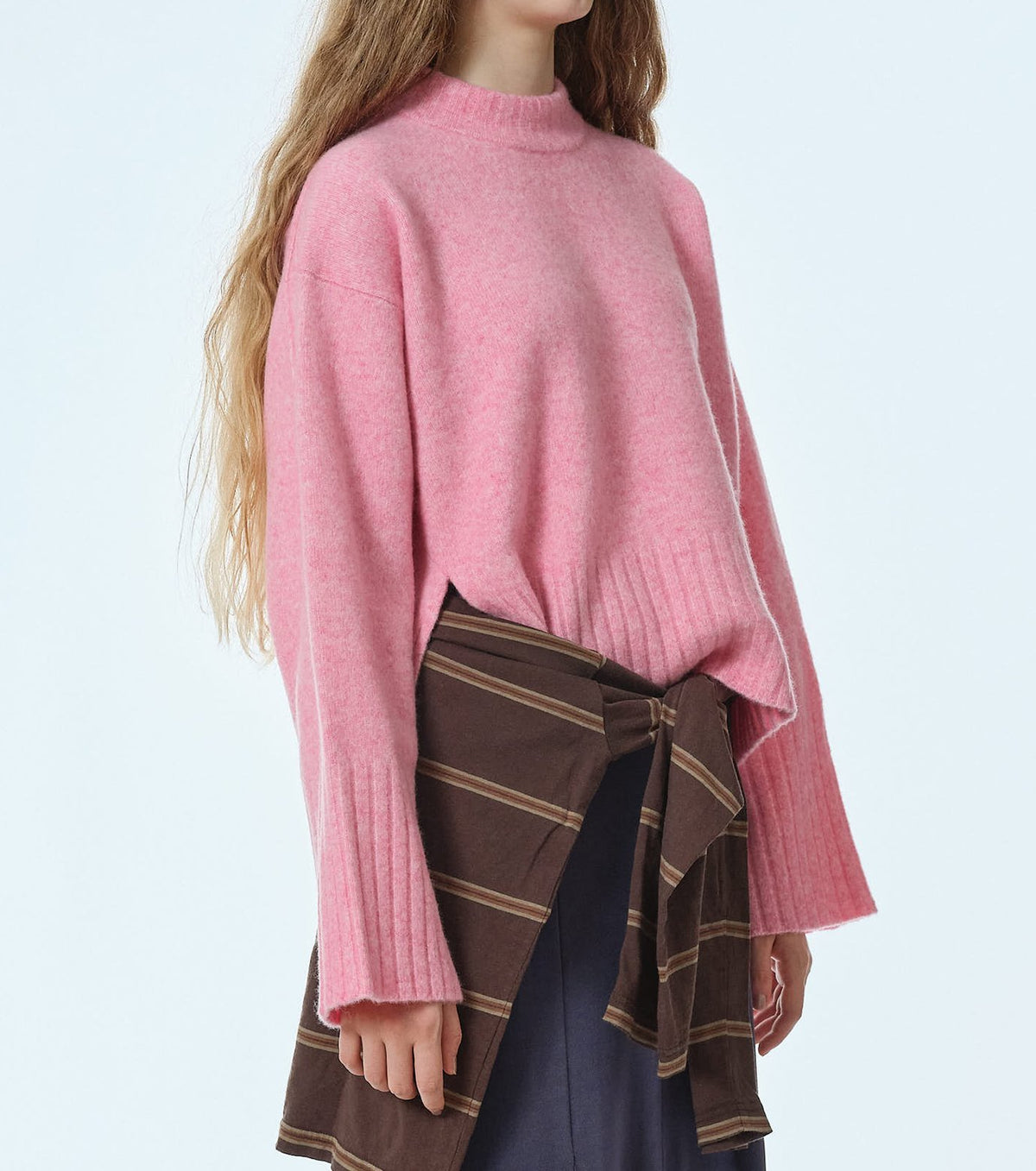 Relaxed Fit Crew Neck Sweater