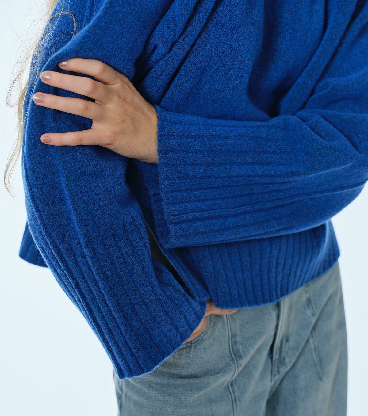 Relaxed Fit Crew Neck Sweater