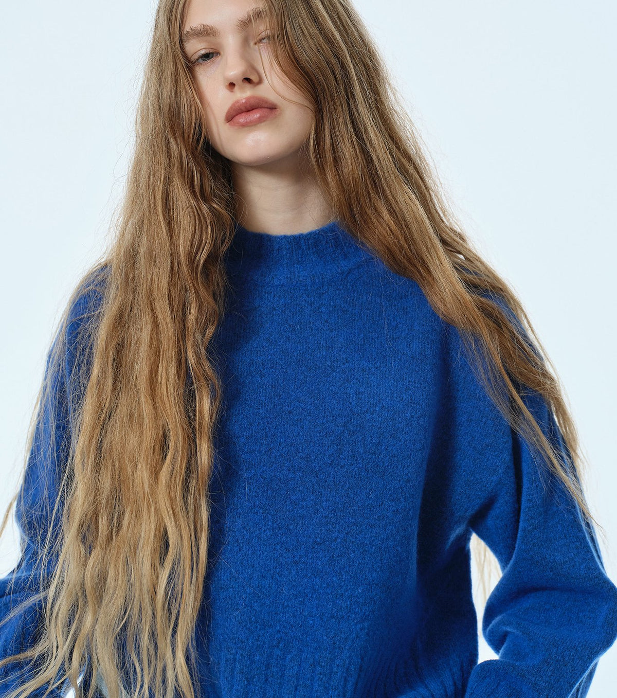 Relaxed Fit Crew Neck Sweater
