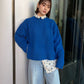 Relaxed Fit Crew Neck Sweater