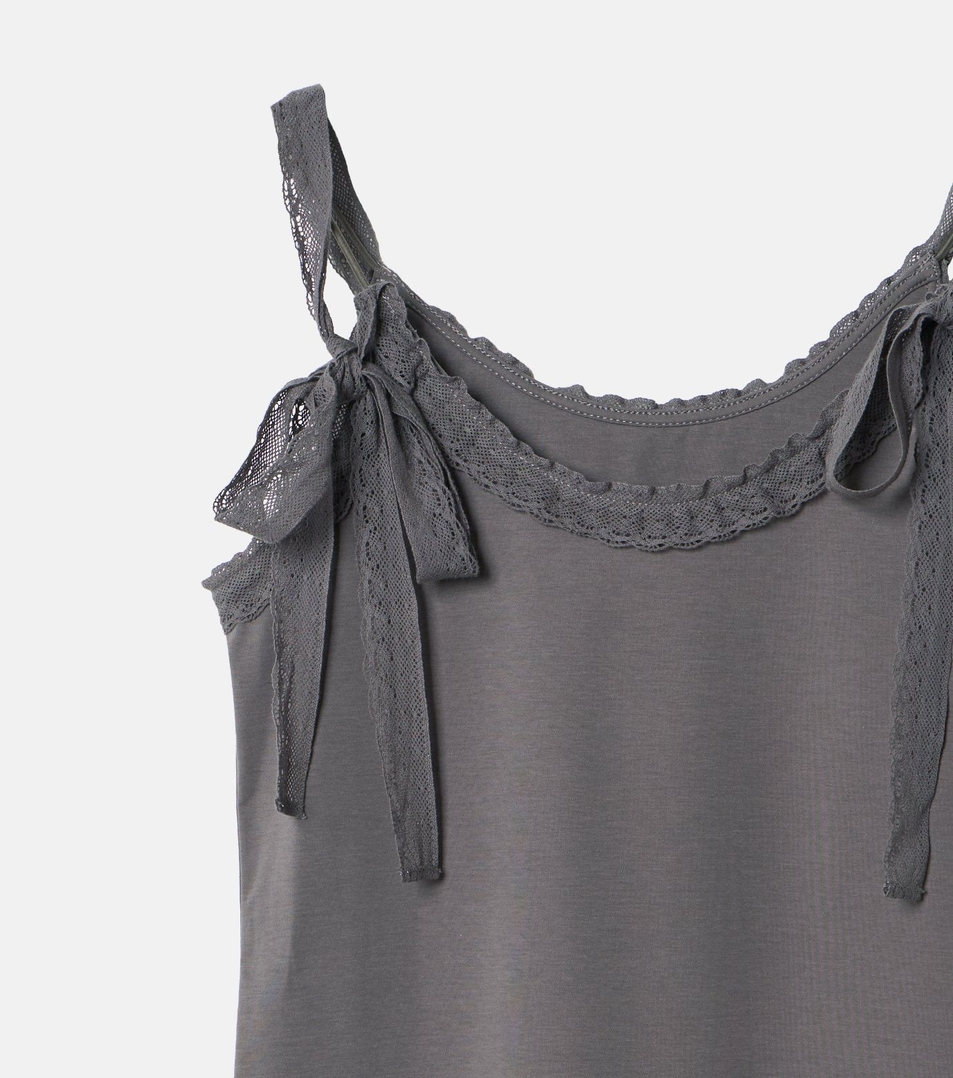 Lace Ribbon Cami Top
