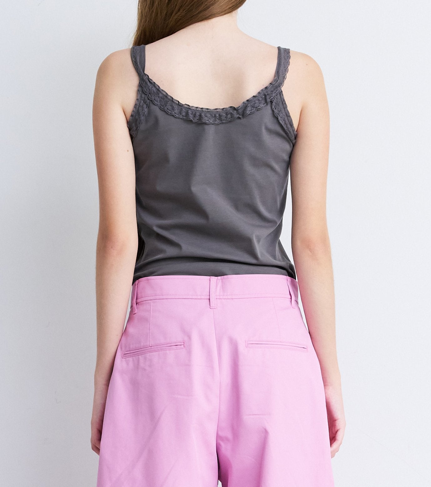 Lace Ribbon Cami Top
