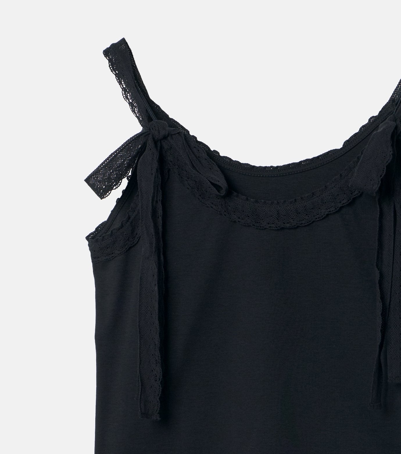 Lace Ribbon Cami Top