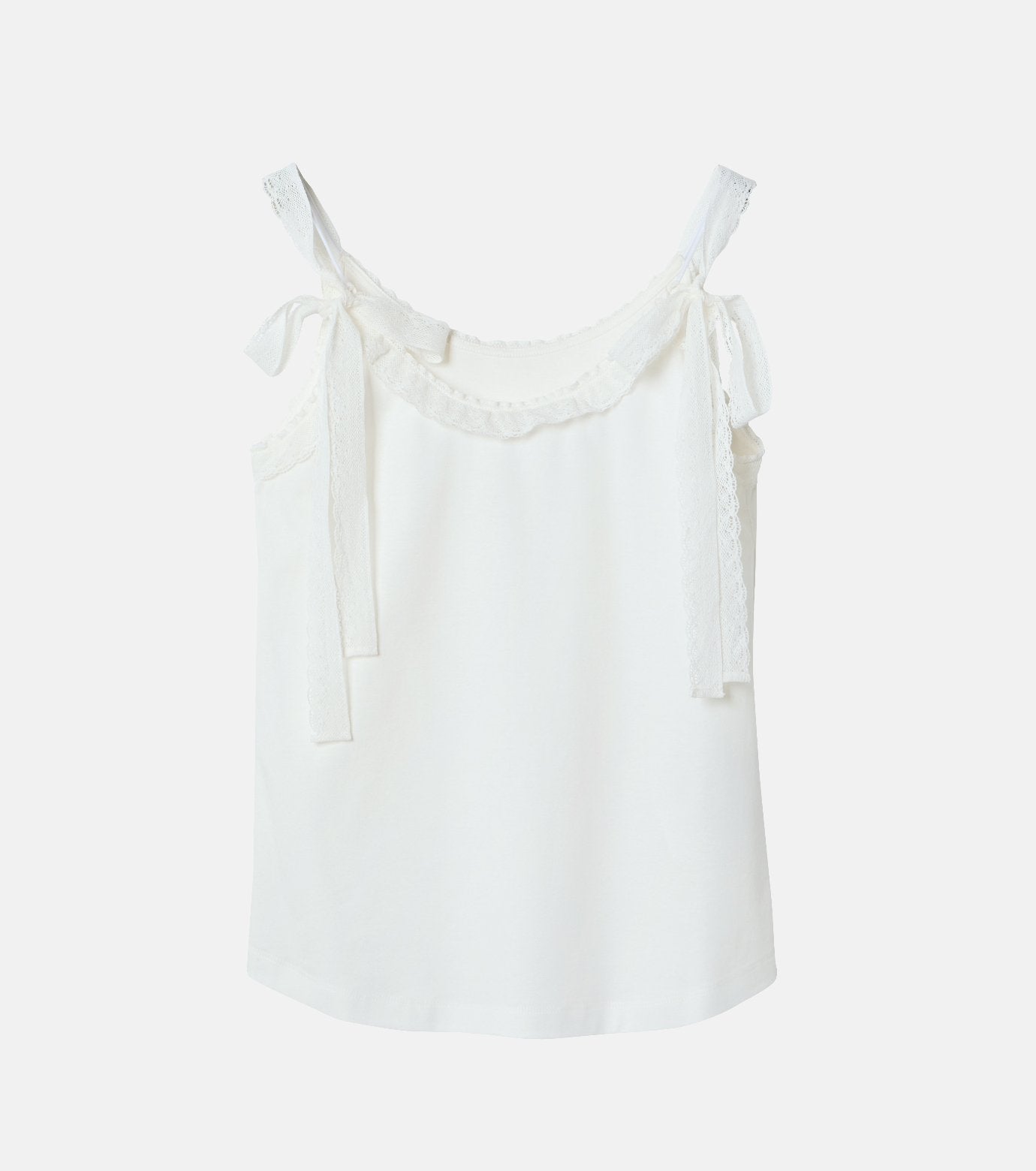 Lace Ribbon Cami Top