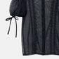 Dot Tulle & Lace Blouse