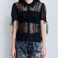 Dot Tulle & Lace Blouse