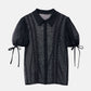 Dot Tulle & Lace Blouse