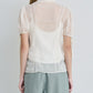 Dot Tulle & Lace Blouse