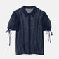 Dot Tulle & Lace Blouse