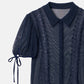 Dot Tulle & Lace Blouse