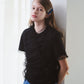 Tulle Ruffle Detail T-Shirt