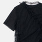 Tulle Ruffle Detail T-Shirt