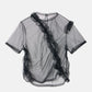 Tulle Ruffle Detail T-Shirt