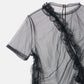 Tulle Ruffle Detail T-Shirt