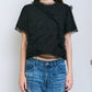 Tulle Ruffle Detail T-Shirt