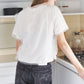 Tulle Ruffle Detail T-Shirt