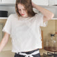 Tulle Ruffle Detail T-Shirt