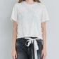 Tulle Ruffle Detail T-Shirt
