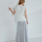 Lace Detail Sleeveless T-Shirt