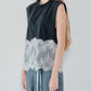 Lace Detail Sleeveless T-Shirt