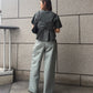 Flared Bow-Detail T-Shirt