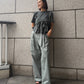 Flared Bow-Detail T-Shirt