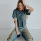Flared Bow-Detail T-Shirt