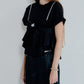 Flared Bow-Detail T-Shirt
