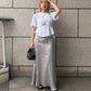 Flared Bow-Detail T-Shirt