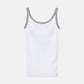 Contrast Trim Rib Tank