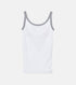Contrast Trim Rib Tank