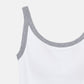 Contrast Trim Rib Tank