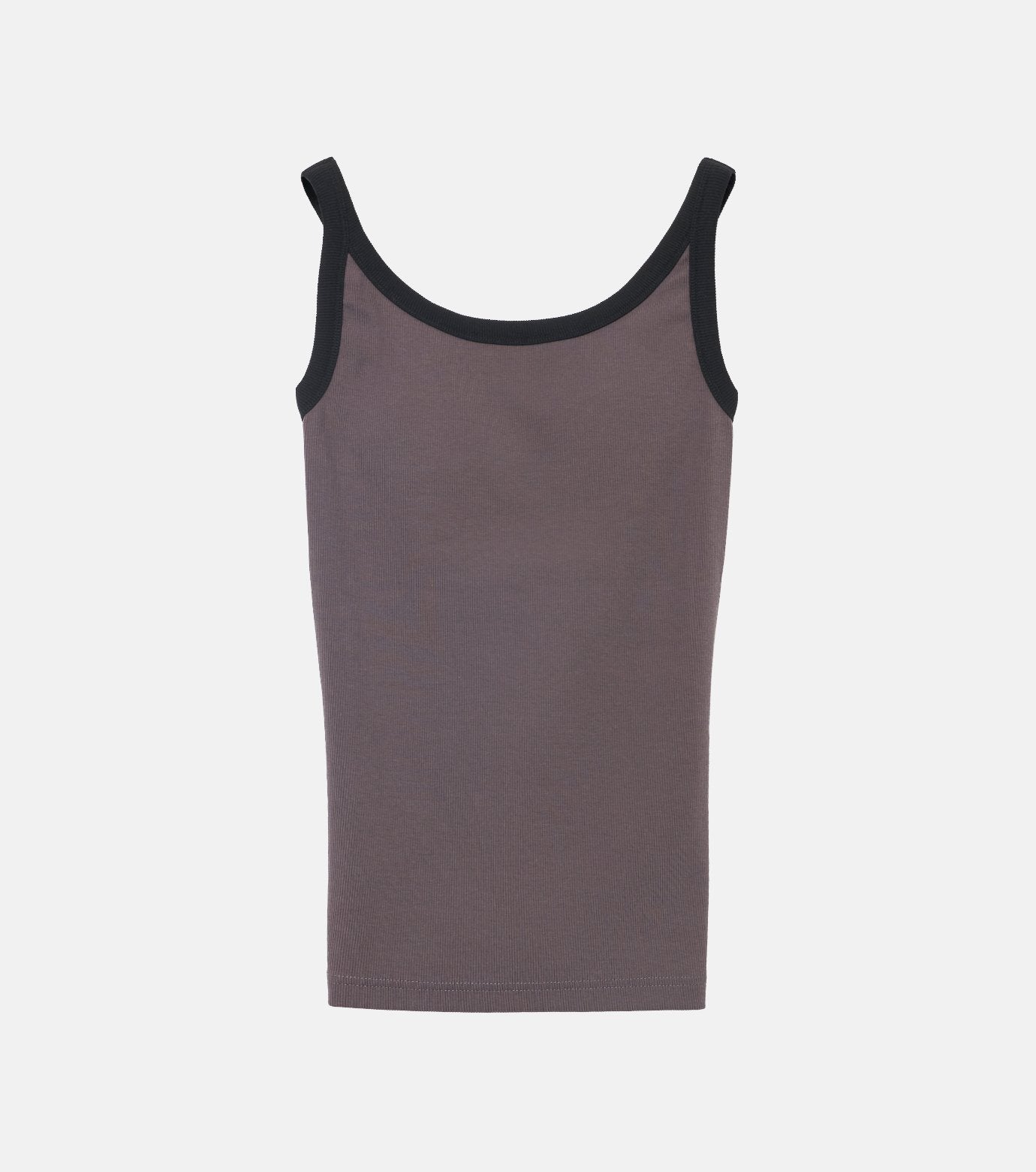 Contrast Trim Rib Tank