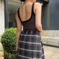 Contrast Trim Rib Tank