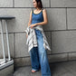 Contrast Trim Rib Tank